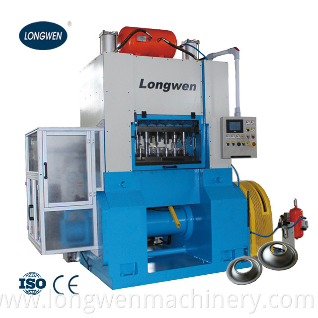 Metal packaging machine making line stamping punch press